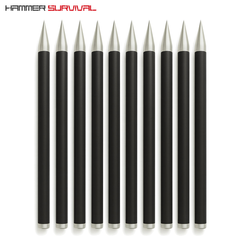 RS-X7 Crossbow Bolts - Black 13g (10) | High-Speed Carbon Arrows