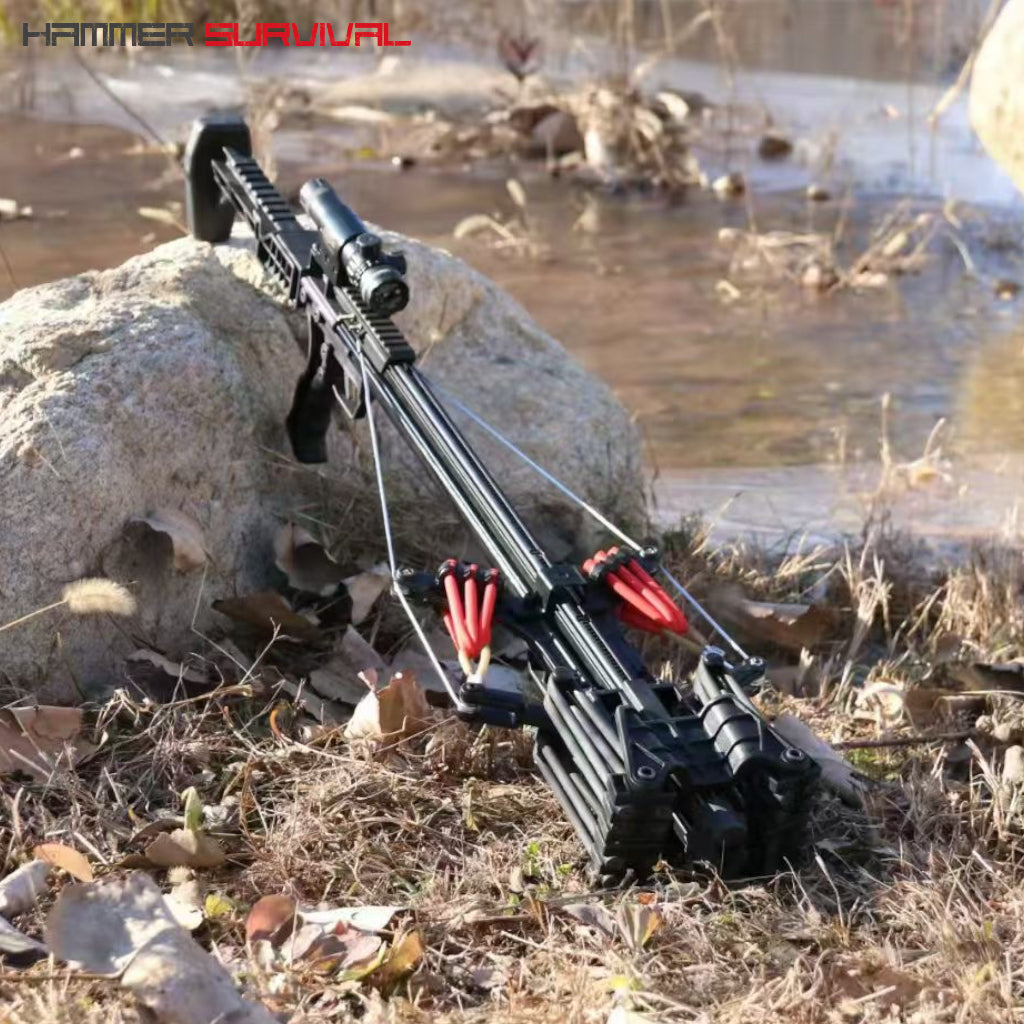 RS-X7 'Doomsday' Slingshot Crossbow V3 | Lighter Frame, More Power