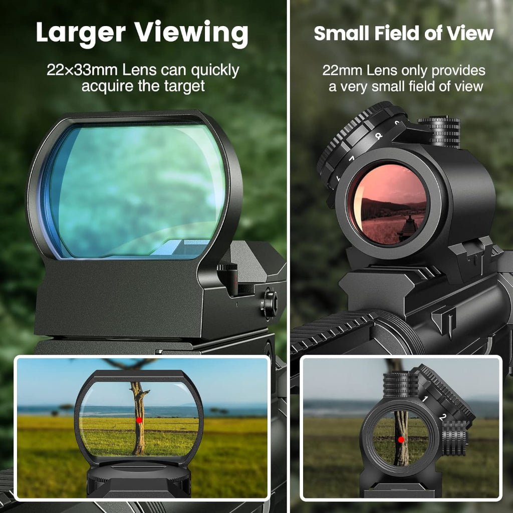 HD-101 Red/Green Dot Reflex Sight | Quick Targeting, Adjustable ...