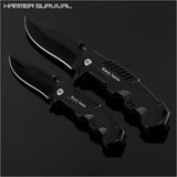 Black Sable Folding Pocket Knife (20cm / 8")
