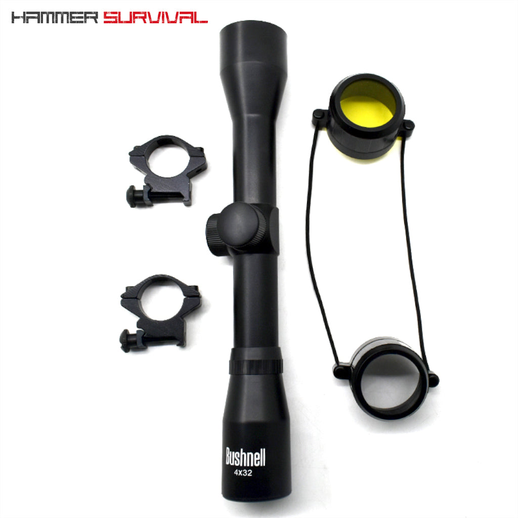 Bushnell Ranging Scope Bushnell 4x32 Rifle Scope | Clear Targeting, Durable, Versatile Mounts ...