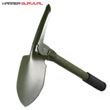 Folding Tactical Shovel With Compass