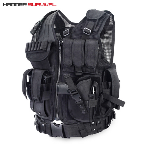 Military Style Tactical Vest – HAMMER SURVIVAL