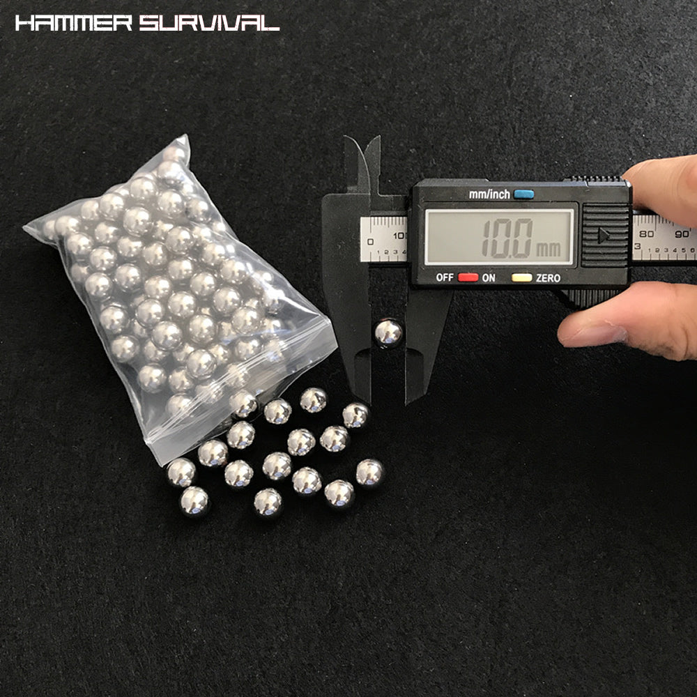 10mm Stainless Steel Ball Bearings (100) Powerful Slingshot Ammo